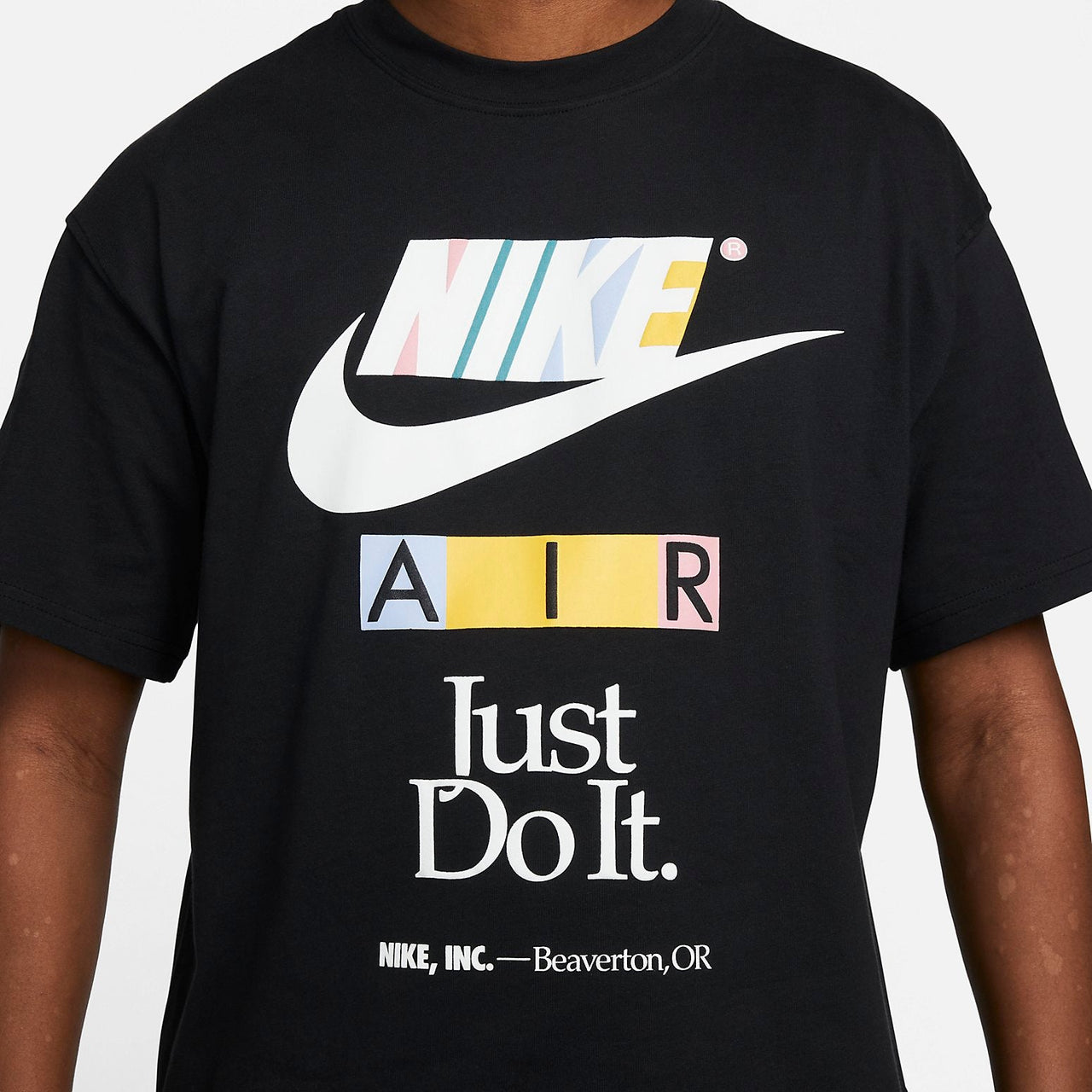 Nike Just Do It T-Shirt 'Black White' FB9779-010