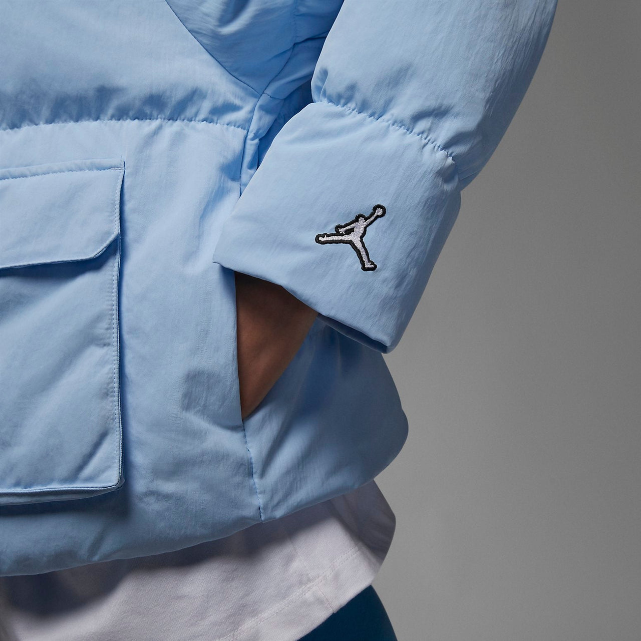 (WMNS) Air Jordan Flight Puffer Jacket 'Blue' DR0547-411