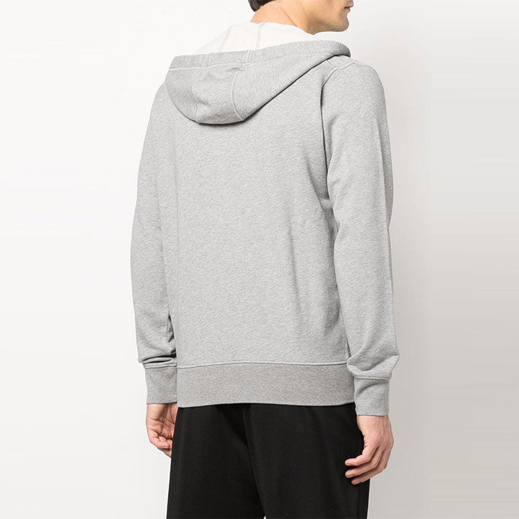 STONE ISLAND Hooded Track Jacket 'Melange Grey' 761564251-V0M64