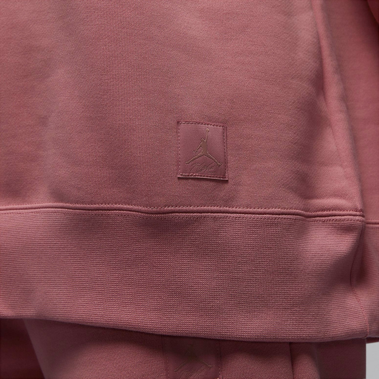 (WMNS) Air Jordan Flight Fleece Crewneck Sweatshirt 'Pink' FB5117-618