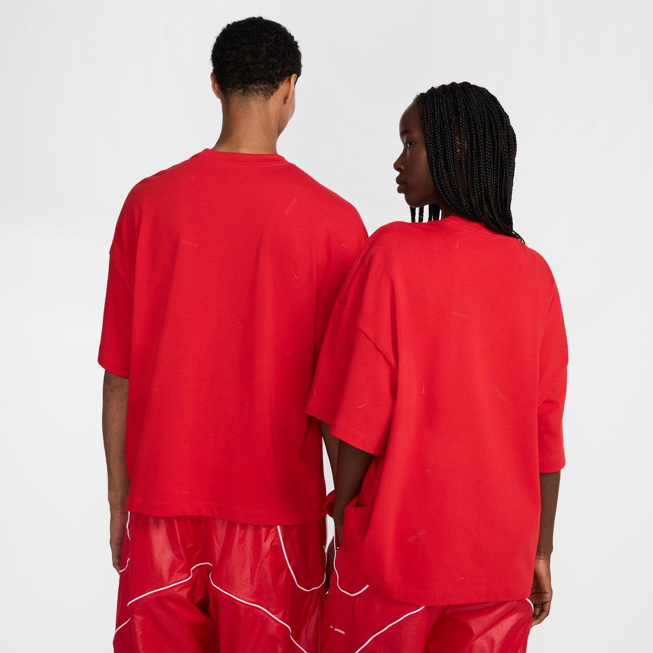 Nike x Jacquemus T-Shirt Asia Sizing 'Dark Red' HF7112-611