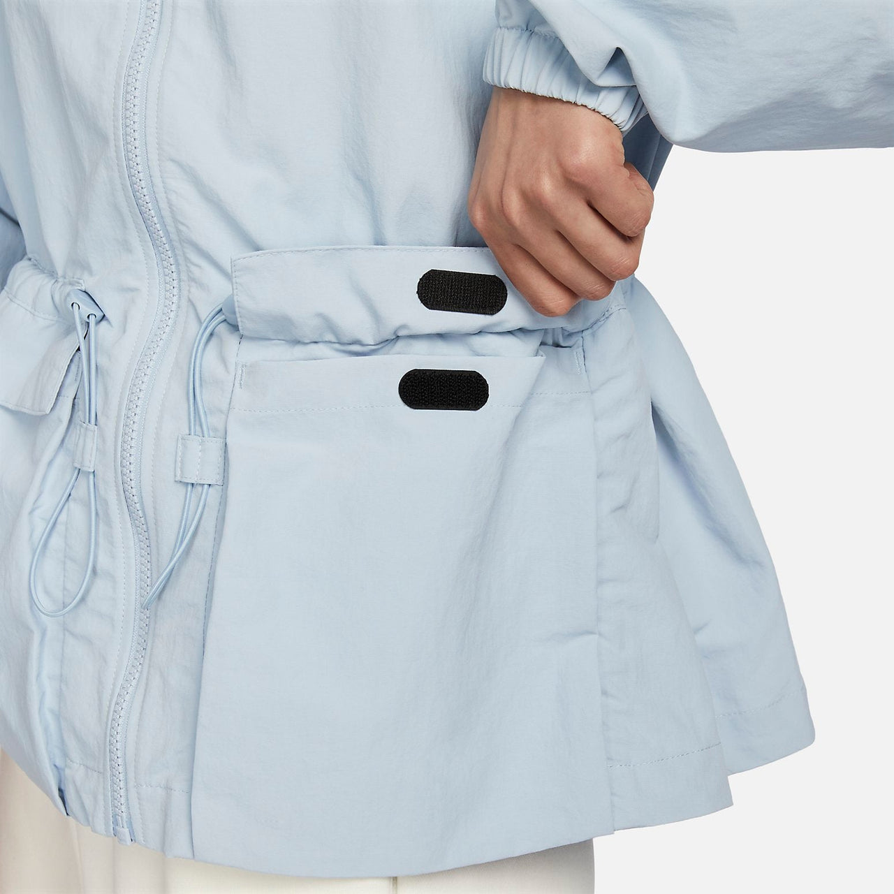 (WMNS) Nike Sportswear Everything Wovens Oversized Hooded Jacket 'Light Armoury Blue' FN3670-440