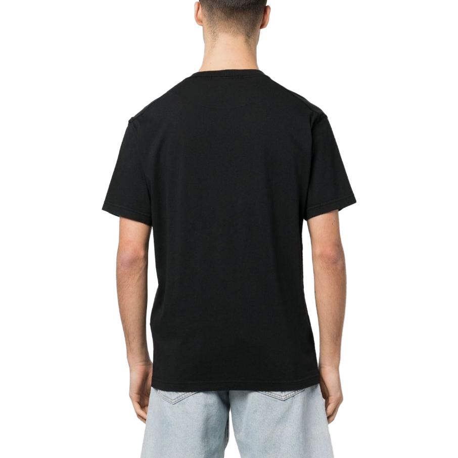 STONE ISLAND Pisato Effect Logo Patch T-shirt 'Black' 101523757-A0029