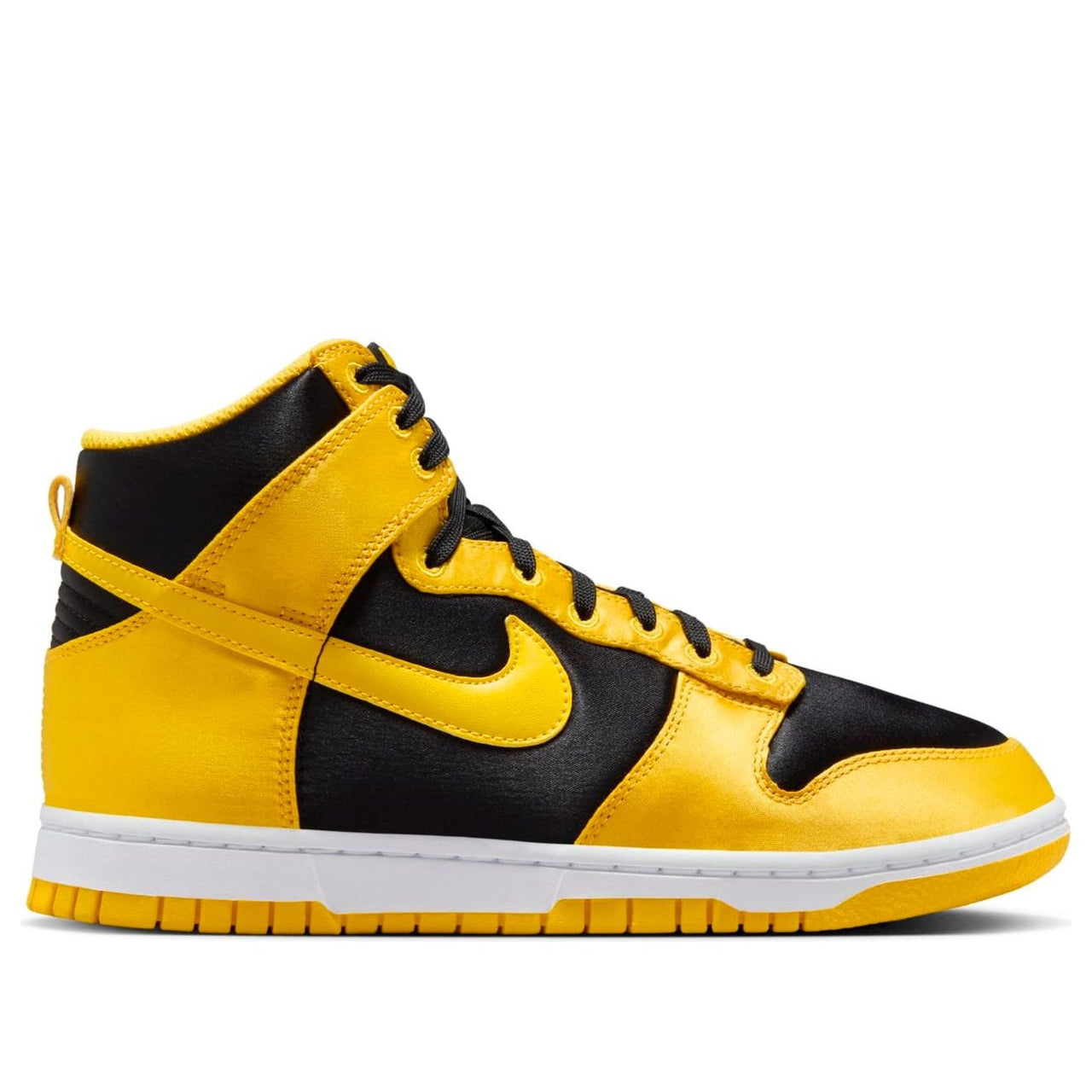 (WMNS) Nike Dunk High Goldenrod Satin 'Yellow Black' FN4216-001