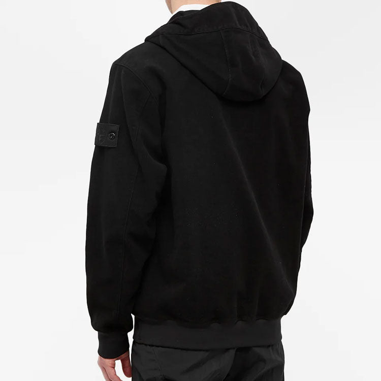 STONE ISLAND Ghost Popover Hoodie 'Black' 7515667F3-V0029