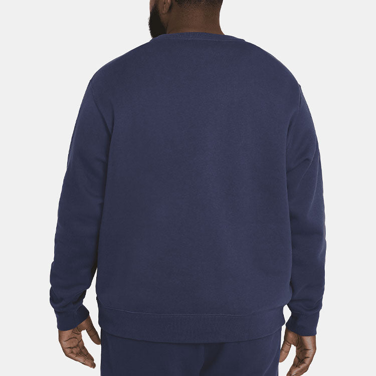 Nike Sportswear Club Fleece Crewneck Sweatshirt 'Midnight Navy White' BV2662-410