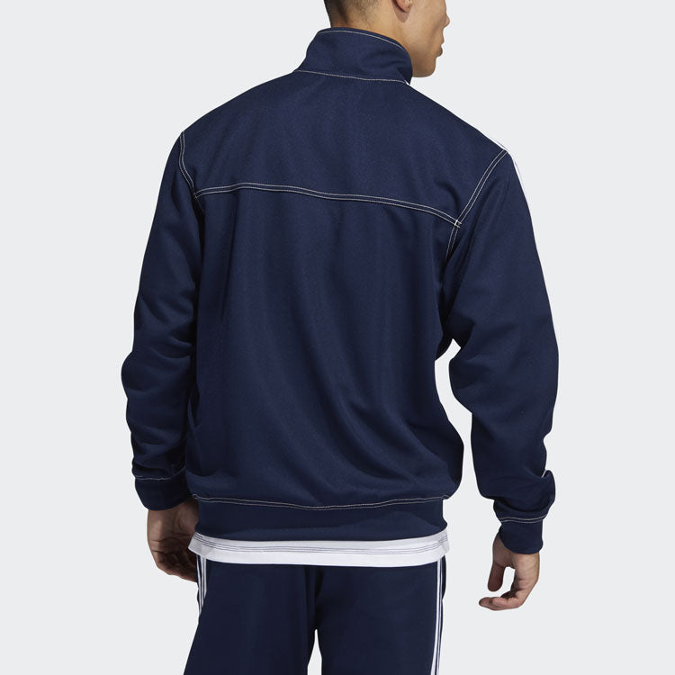 adidas originals Athletics Sports Stand Collar Jacket Navy Blue GN3807