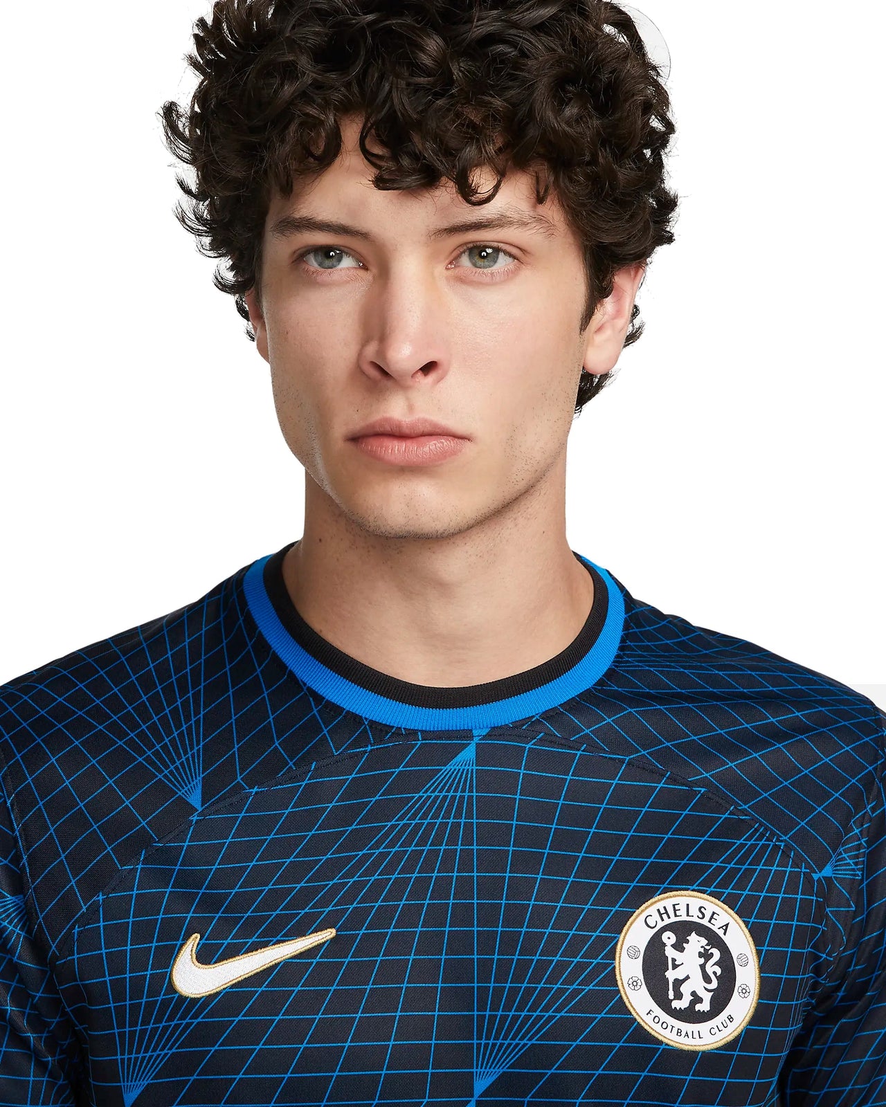 Nike Chelsea FC 23/24 Stadium Away Dri-FIT Soccer Jersey 'Blue' DX2683-428