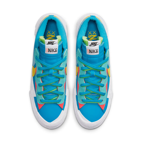 Nike KAWS x sacai x Blazer Low 'Neptune Blue' DM7901-400 • SneakerSouqq