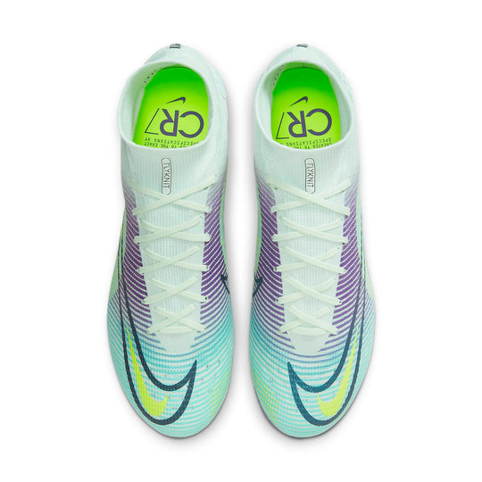 Purple and green nike mercurial on sale