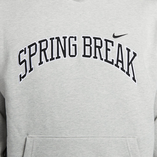 Nike SpringBreaker Logo Hoodie 'Grey' DV9051-050