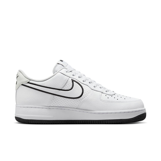 Nike Air Force 1 '07 'Embroidered Swoosh - White Black' FJ4211-100