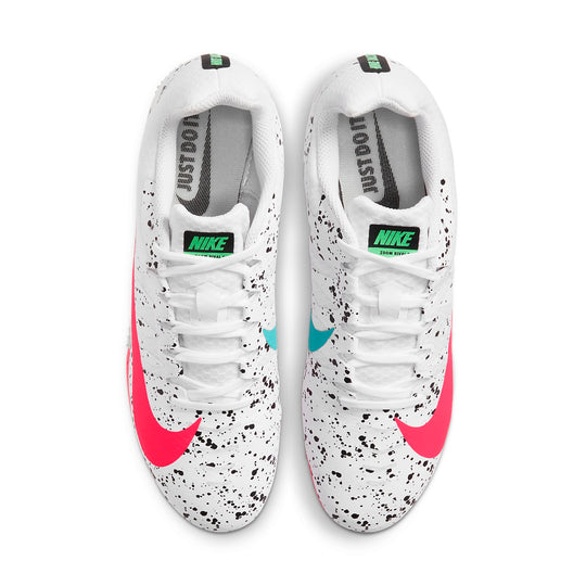 Nike Zoom Rival S 9 'Paint Splatter White Crimson Jade' 907564-101