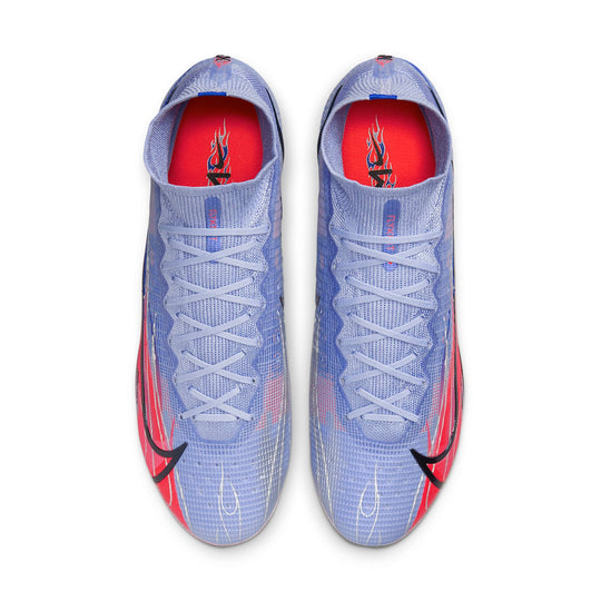 Nike Superfly 8 Elite KM AG Artificial Grass 'Light Thistle Purple Dazzling Indigo Purple Bright Deep Red' DJ3973-506