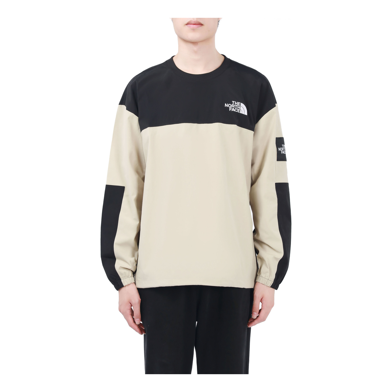 THE NORTH FACE Albany Crewneck Logo Sweater 'Beige' NM5MN04L