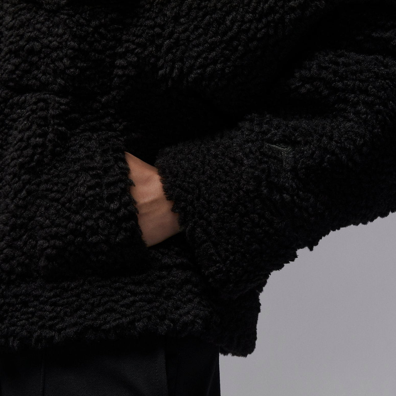 (WMNS) Air Jordan Teddy Jacket 'Black' FD7169-010