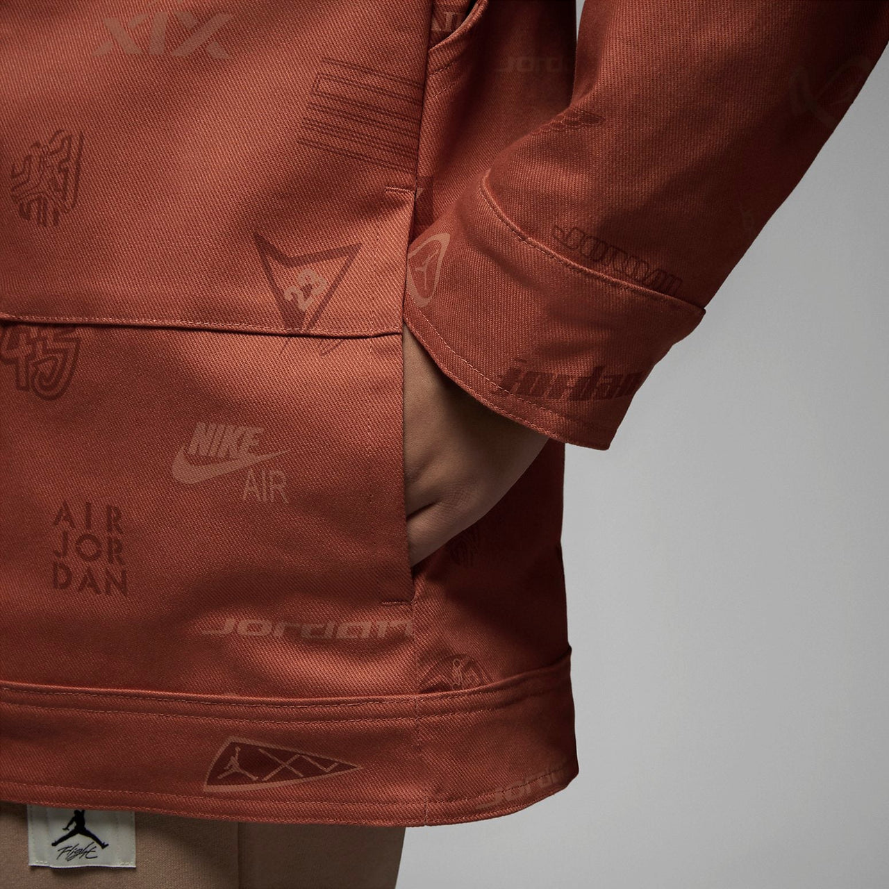 (WMNS) Air Jordan Flight Heritage Jacket 'Light Sienna' DX0385-812