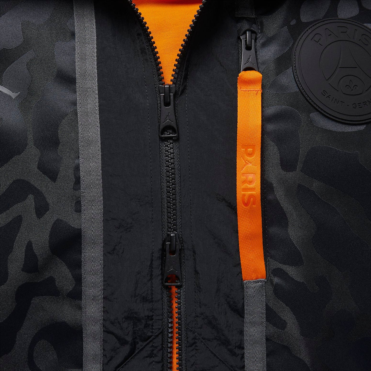 Air Jordan x Paris Saint-Germain Anthem Jacket Asia Sizing 'Black' DZ2908-010