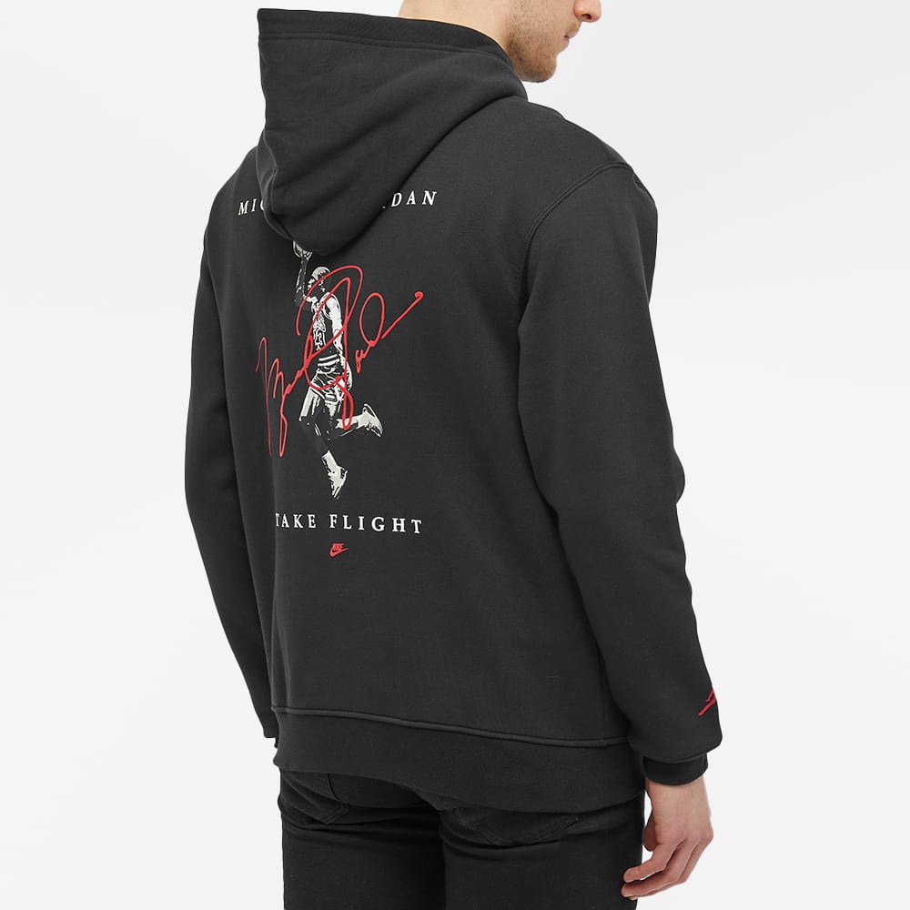 Air Jordan Graphic Fleece Hoodie 'Black Red' DH9019-010