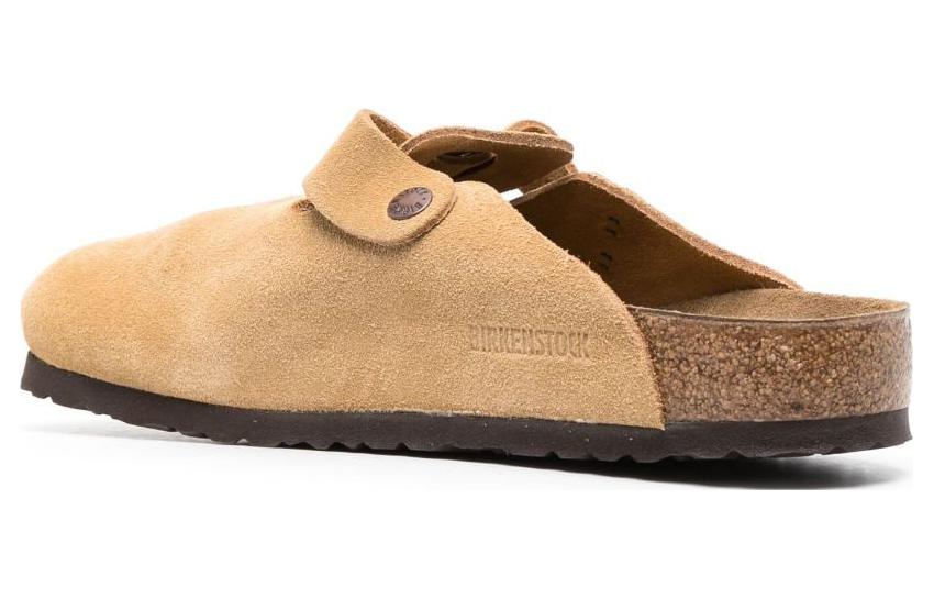 Birkenstock Boston Suede Leather 'Latte Cream' 1026181