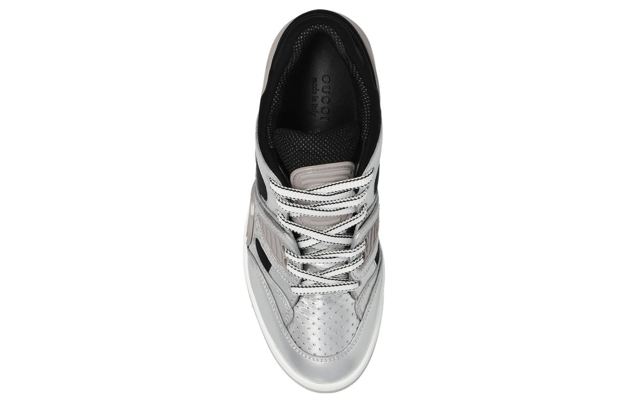 (WMNS) Gucci Basket 'Silver Black White' 725905-AABB8-8142