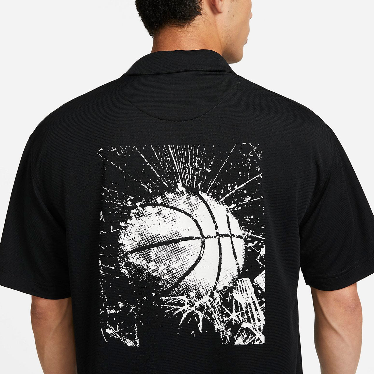 Nike Dri-FIT Short-Sleeve Basketball Top 'Black' FB6985-010