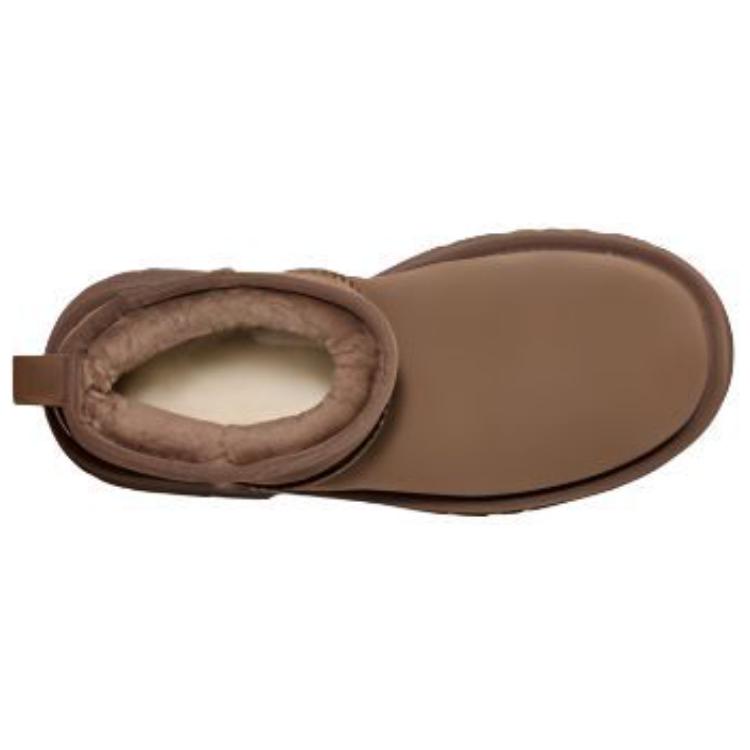 (WMNS) UGG Classic Ultra Mini New Heights 'Hickory' 1158311-HCK