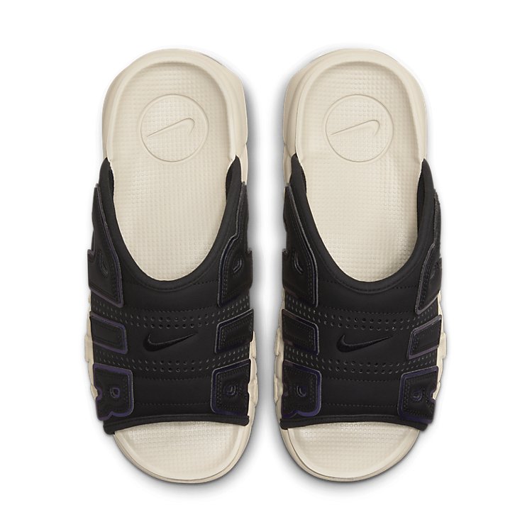 Nike Air More Uptempo Slide 'Black Sanddrift Iridescent' FB7799-001