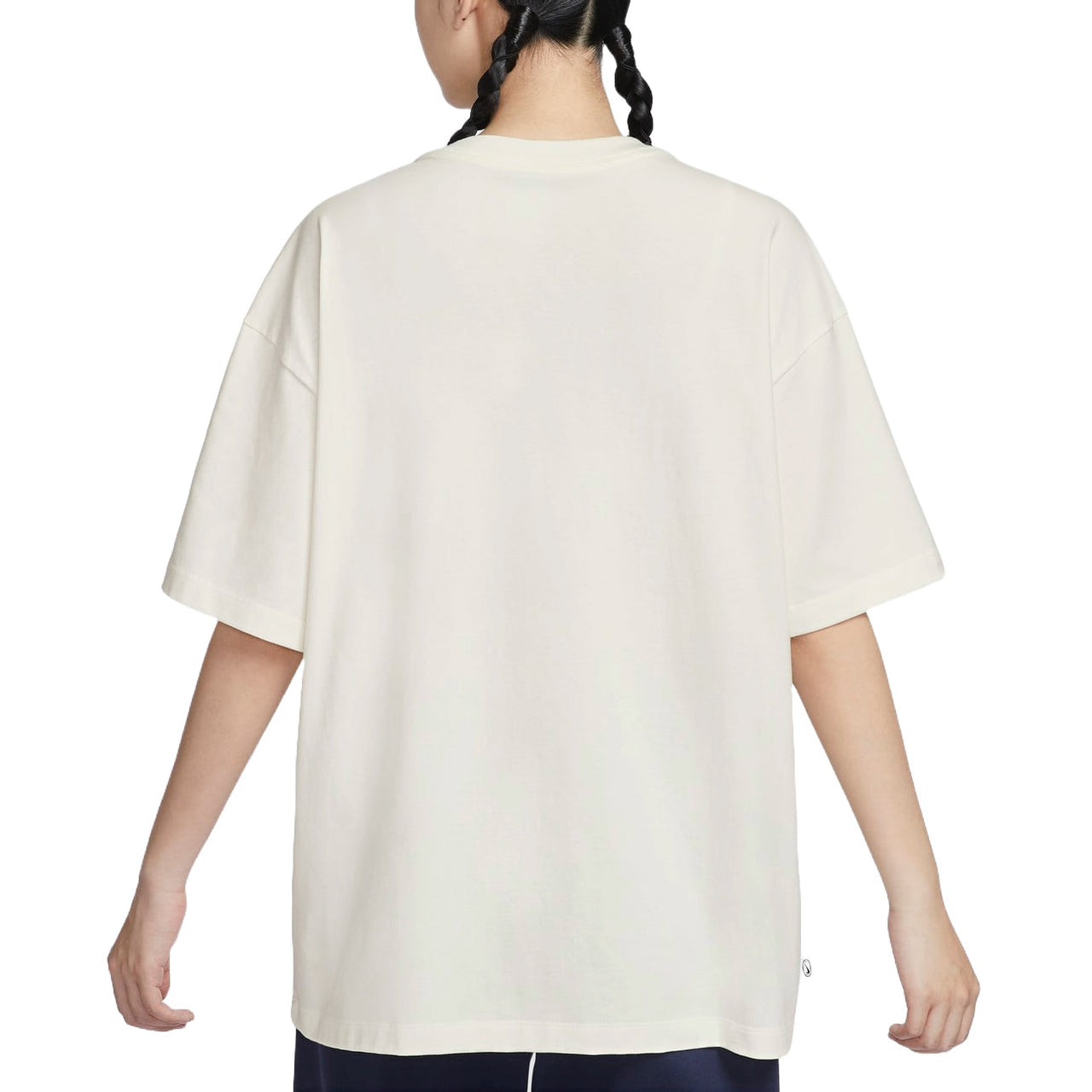(WMNS) Nike Sportswear Graphic Oversized T-shirt Asia Sizing 'Sail' HF6292-133