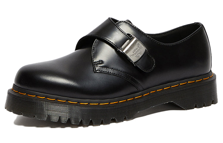 (WMNS) Dr. Martens Fenimore Low Leather 'Polish Smooth - Black' 25751001