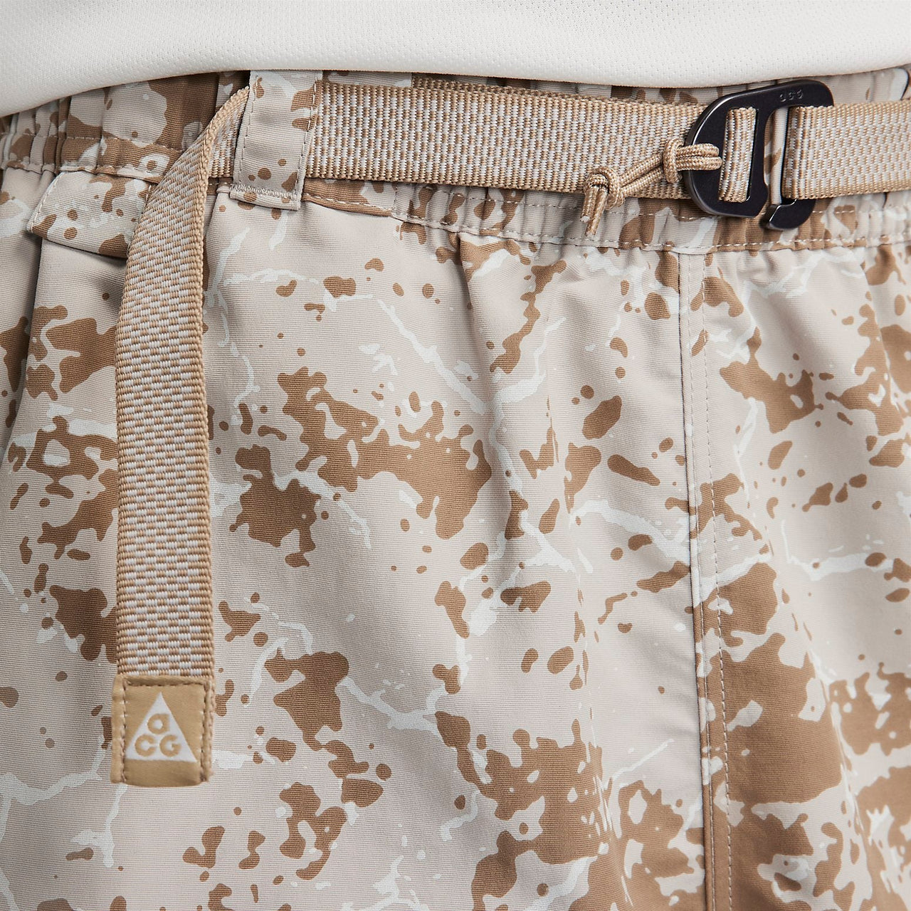 Nike ACG Allover Print Trail Shorts 'Light Iron Ore Summit White' FB8092-012