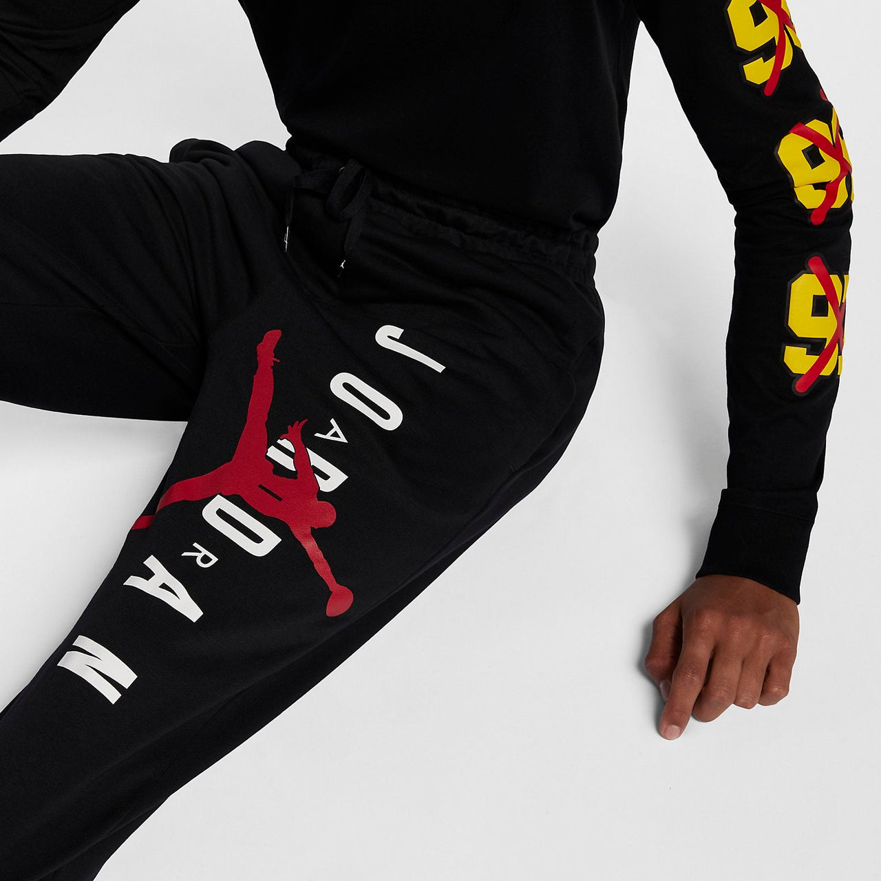 Air Jordan Jumpman Air Lightweight Sweatpants 'Black' AR0032-010