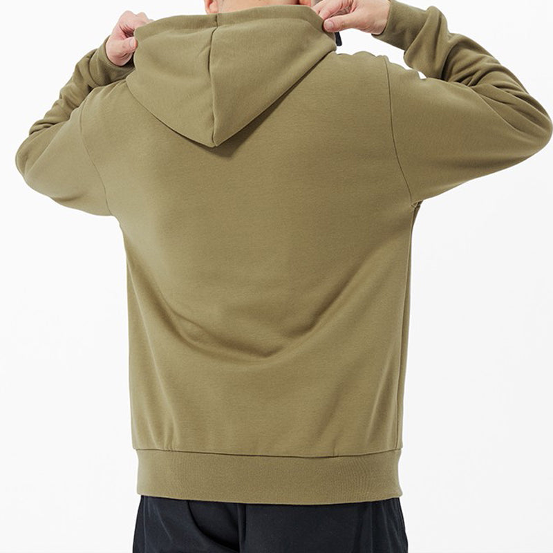 New Balance Men's New Balance Casual Sports Hooded Pullover Long Sleeves Brown AMT14317-OV
