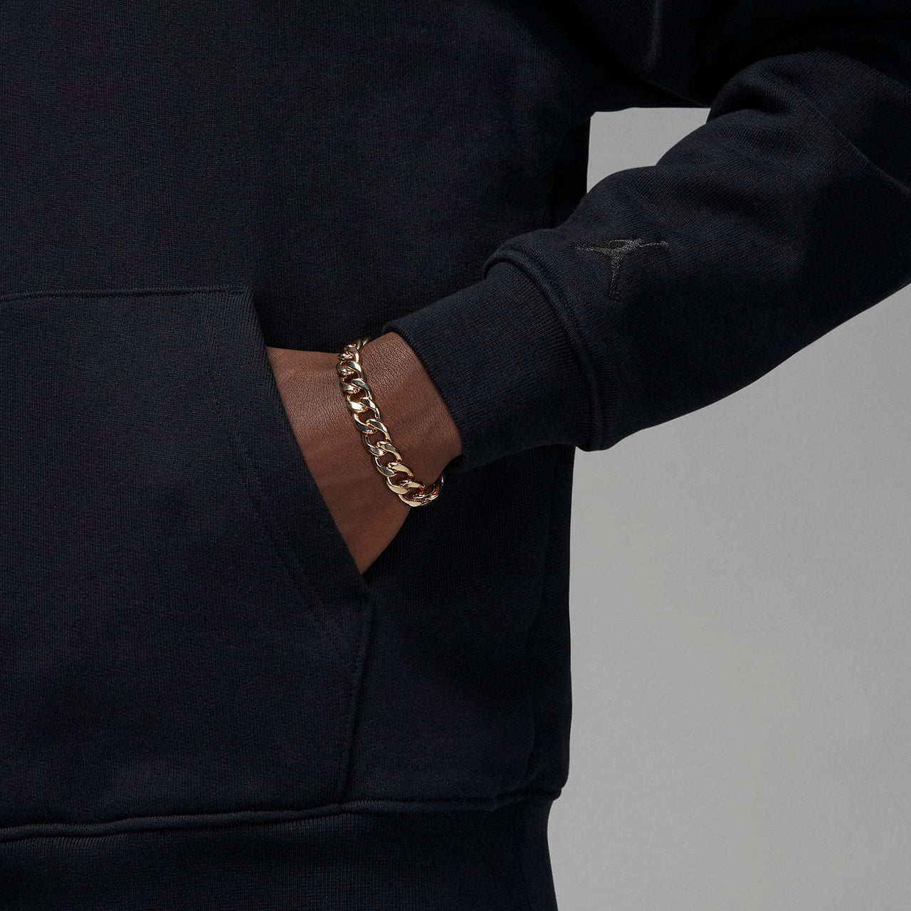 Air Jordan Wordmark Fleece Hoodie 'Black' FJ1967-010