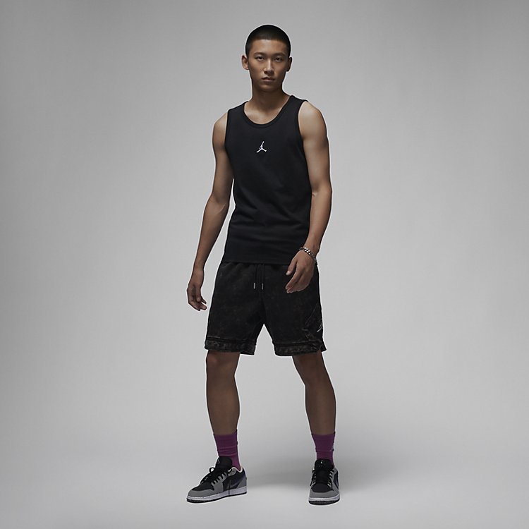 Air JORDAN TANK GCEL EMBROIDERY LOGO TANK 'Black' FQ6990-010