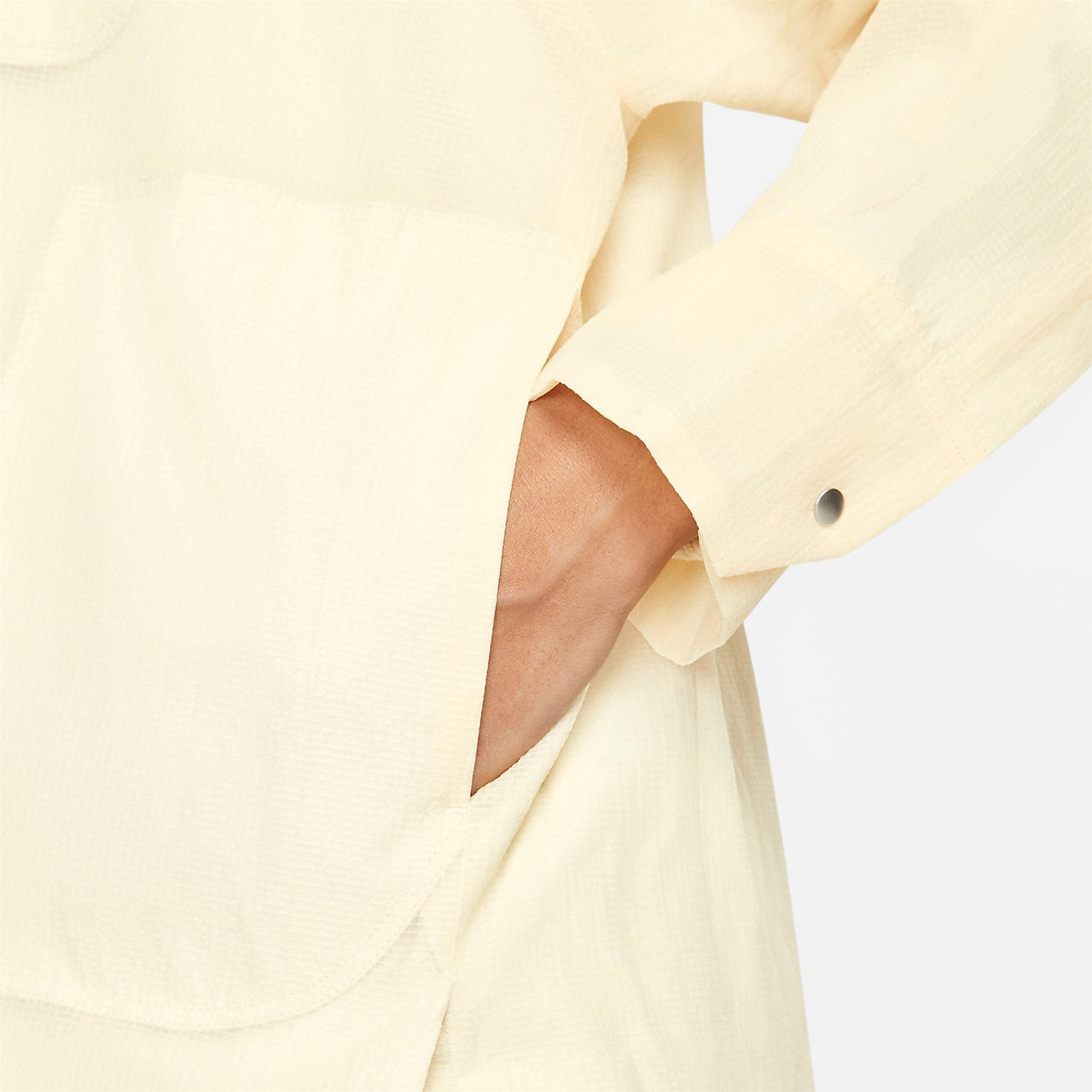 (WMNS) Nike ESC Woven Shirt Jacket 'Coconut Milk' DR5399-113