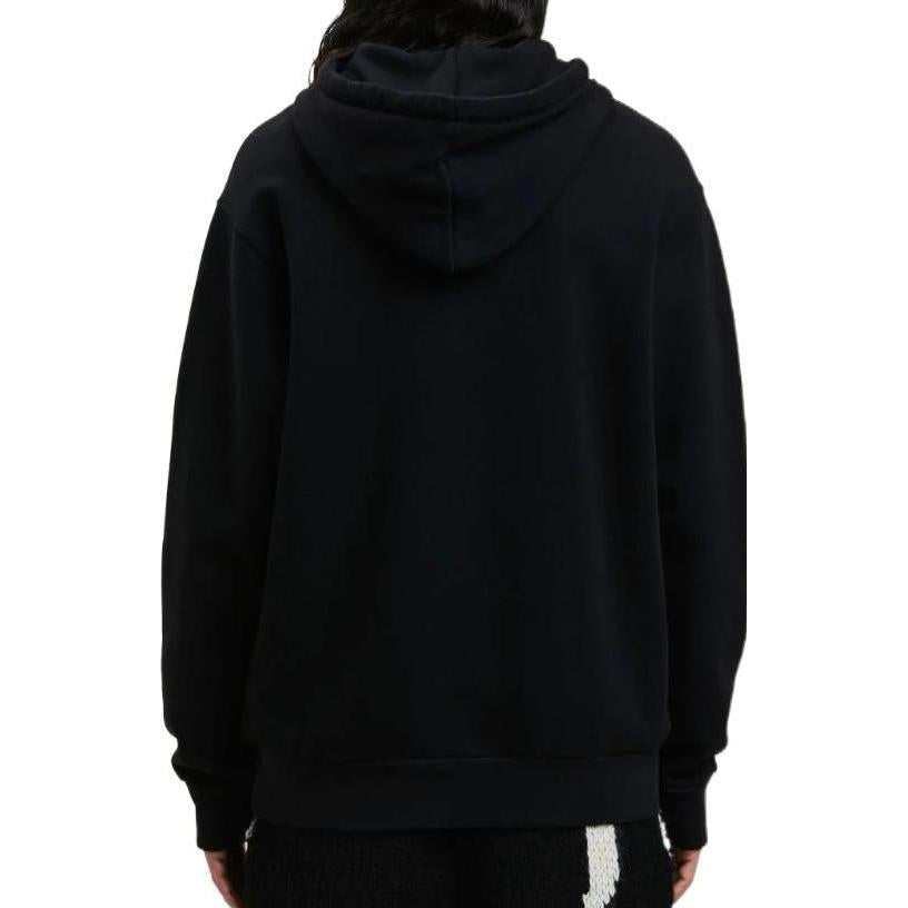 Palm Angels Fw22 Rhinestone Sprayed Hoodie 'Black' PMBB003F22FLE0011010