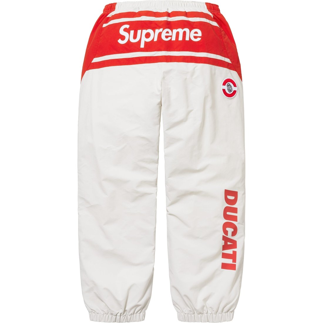 Supreme x DUCATI Track Pants 'White Red' SUP-SS24-278