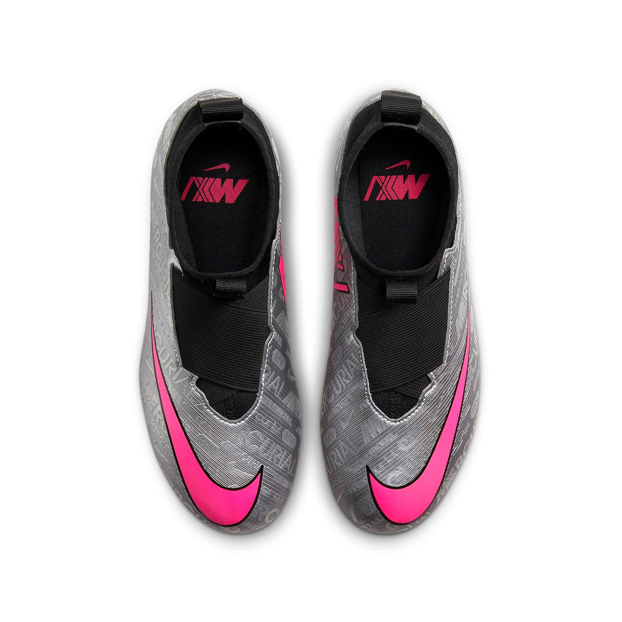 (GS) Nike Mercurial Superfly 9 Academy 25 MG 'Metallic Silver Shock Pink' FJ2032-060