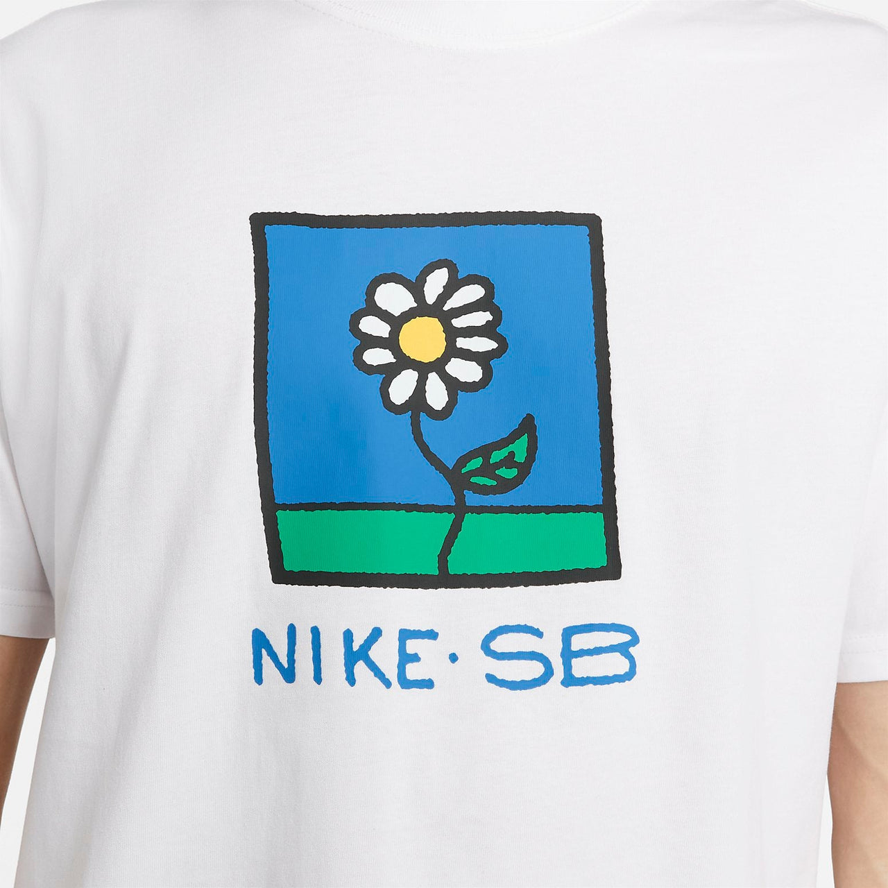 Nike SB Floral T-Shirt 'White' FB8139-100