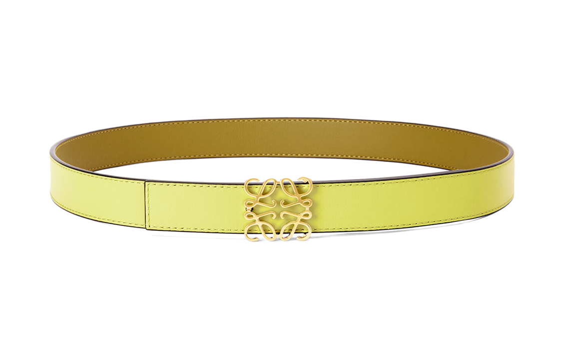 LOEWE Leather Belts Women's Yellow