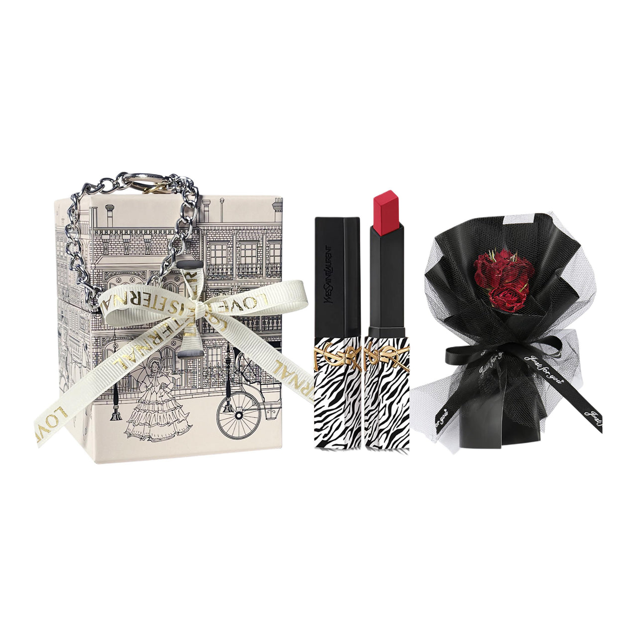 SAINT LAURENT Small Black Bar Lipsticks Women's