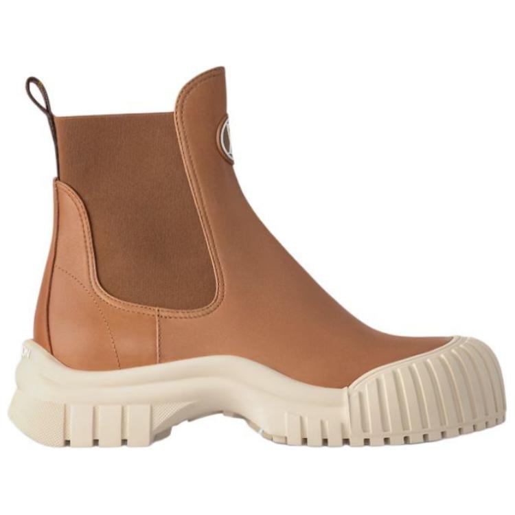 LOUIS VUITTON Ruby Short Chelsea Boots Women's Brown