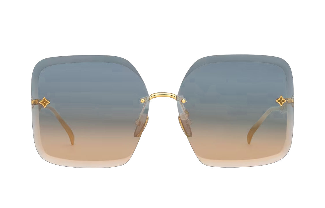 LOUIS VUITTON Sunglasses Unisex Gold