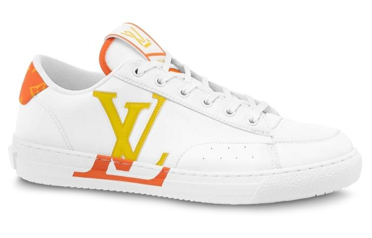 LOUIS VUITTON Charlie Sneakers 'White Orange'