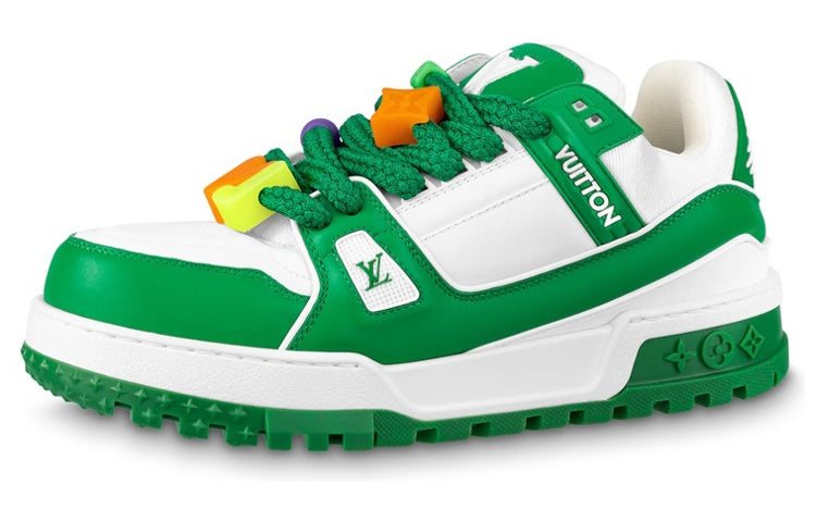 LOUIS VUITTON Lv Trainer Maxi Sneakers 'Green'