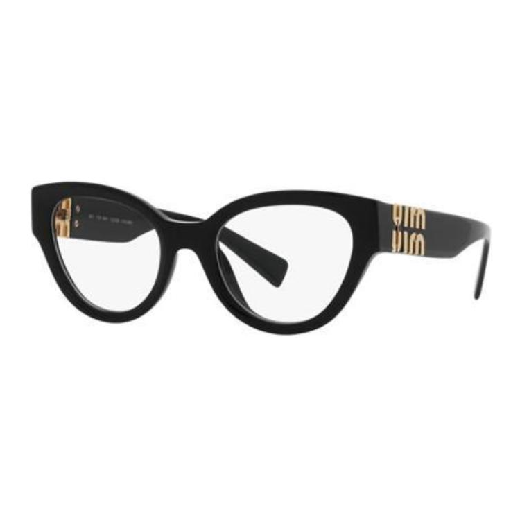 MIU MIU Logo plaque Round frame Glasses