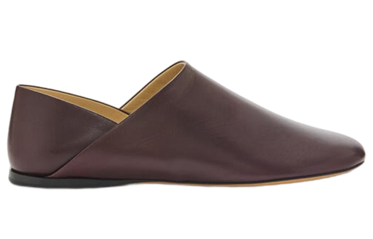 LOEWE Toy Flat Shoes Women's Burgundy