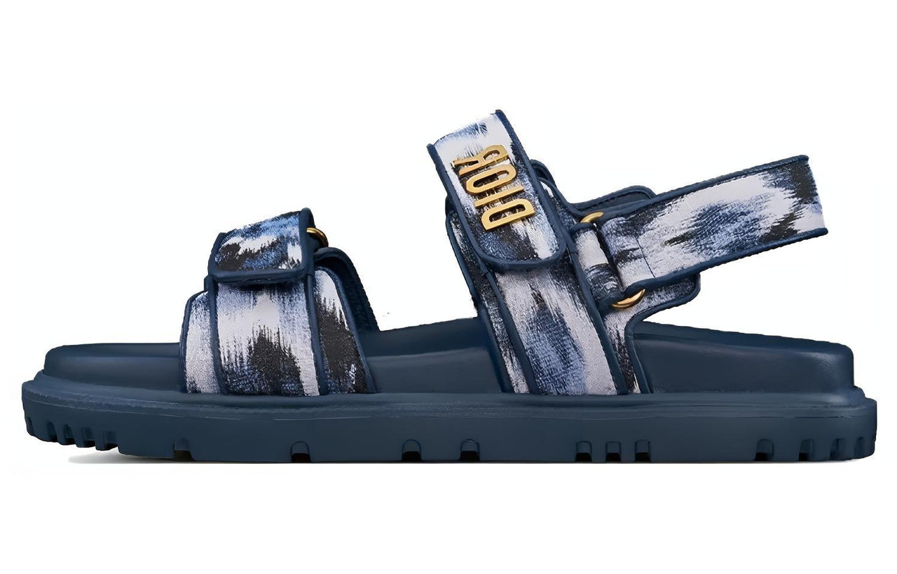 DIOR DiorAct One Strap Sandals Women's Blue