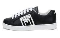 PRADA Stylish Skateboarding Shoes Men's Black White